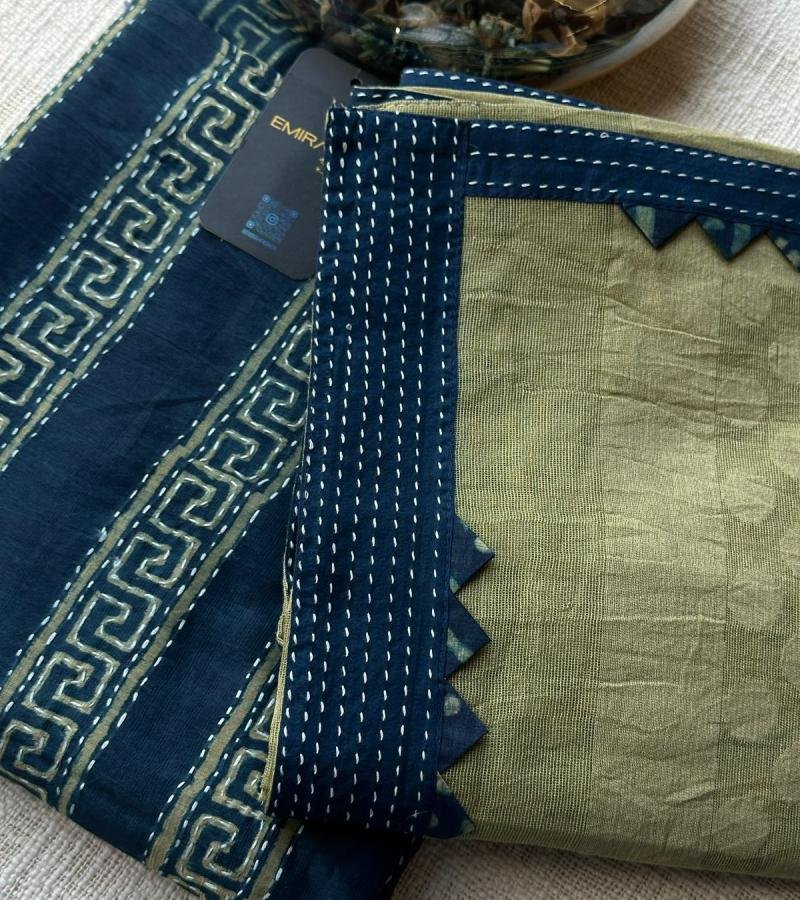 Premium Cotton Unstitched Suit - Ruby Red