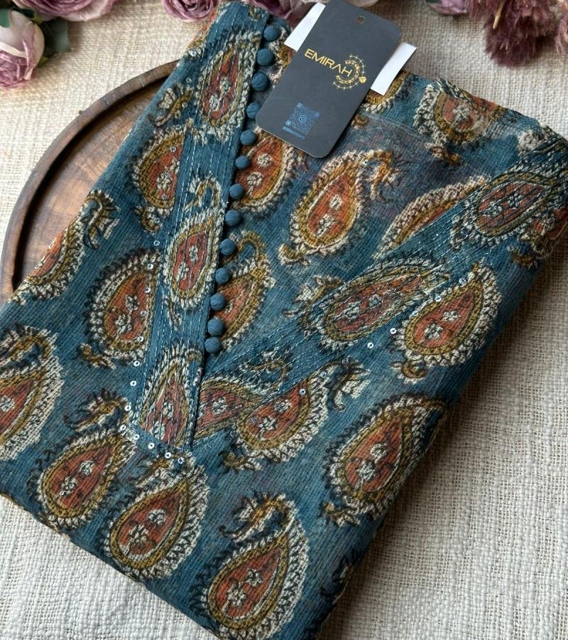 Elegant Kota doriya suit - Ruby Red
