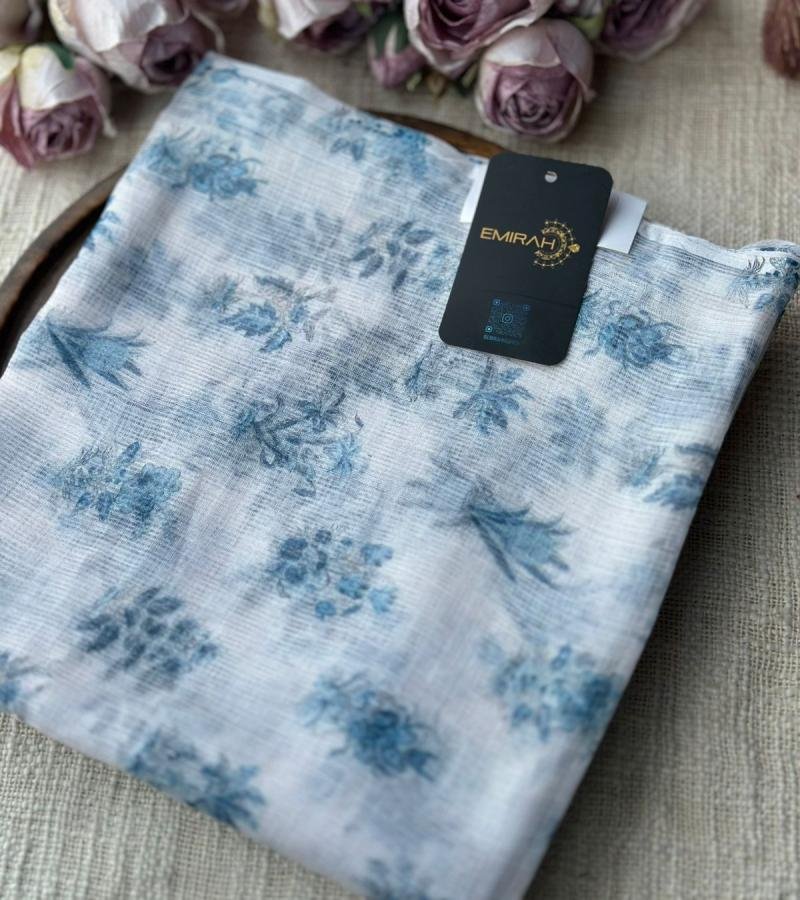  Serene Blue Kota Doriya Suit - Rose Pink