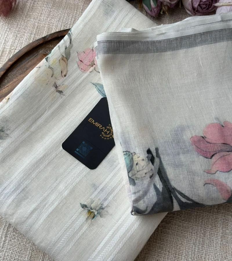 Subtle Printed Elegance - Rose Pink