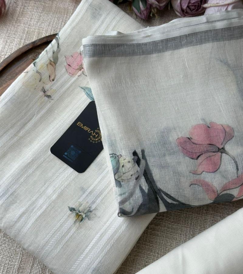 Subtle Printed Elegance - Rose Pink
