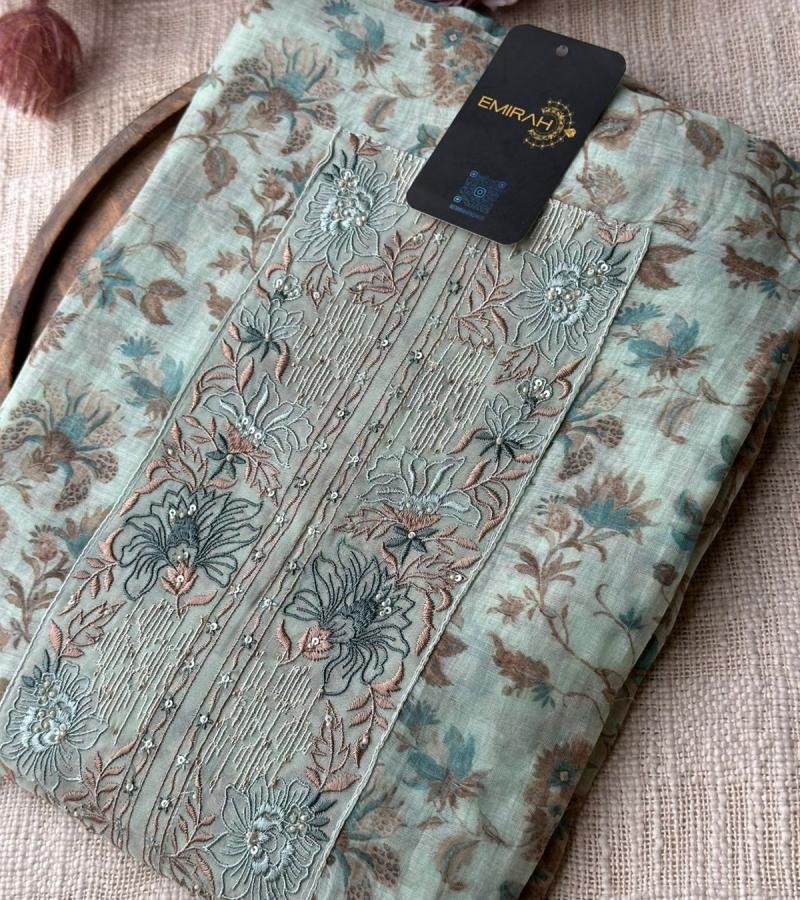 Vintage Bloom Silk Chanderi - Jet Black