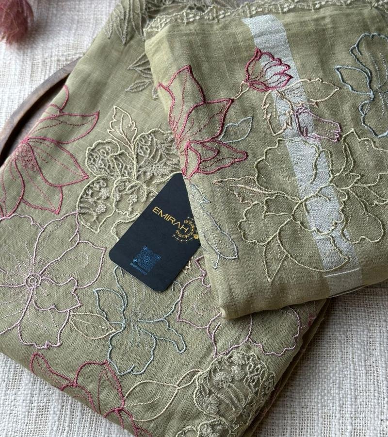  Earthy Bloom Pure Linen - Rose Pink