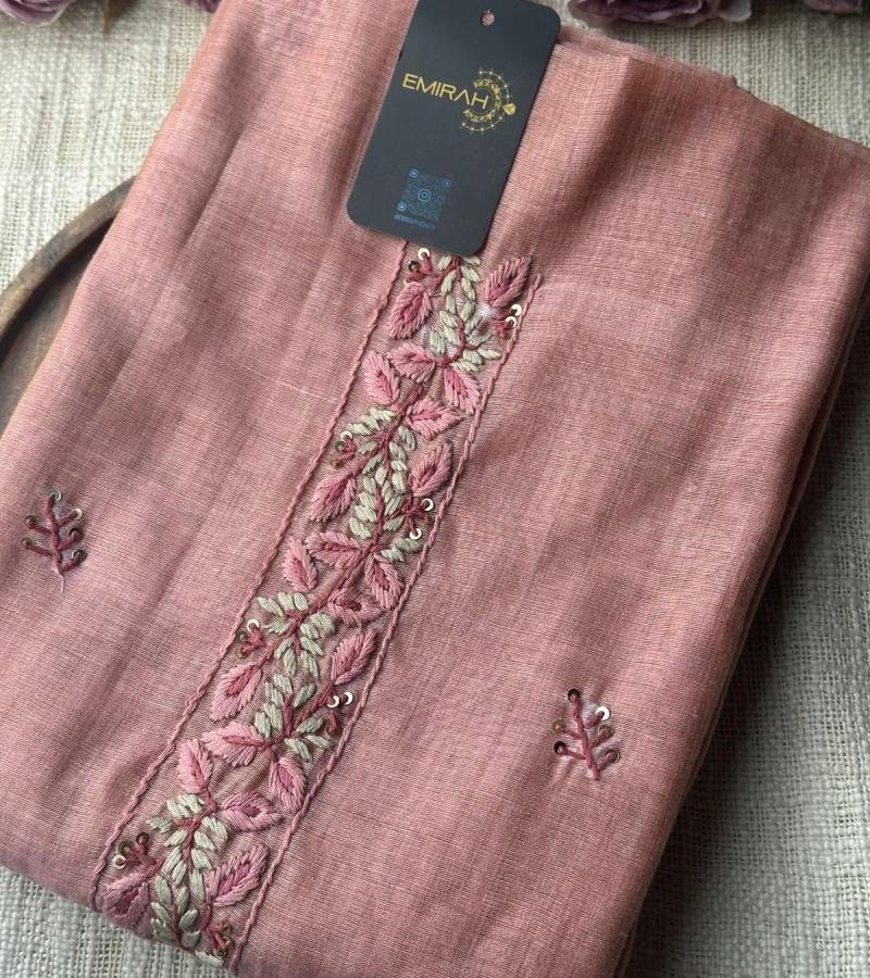 Blush Jamdani Chanderi Grace - Royal Blue