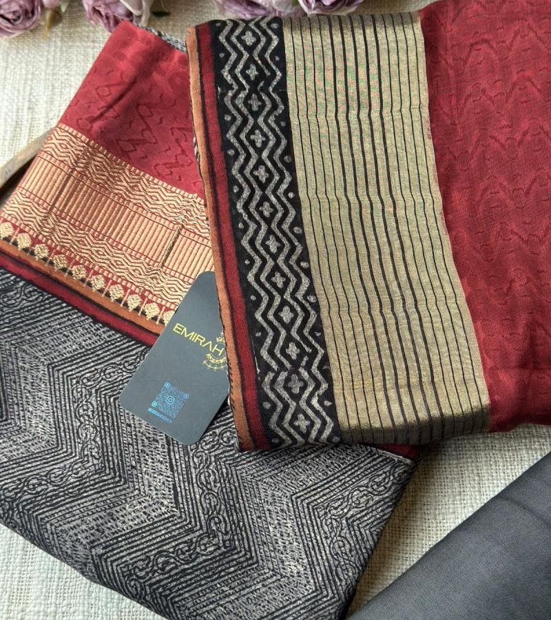 Heritage Maheshwari Elegance - Jet Black