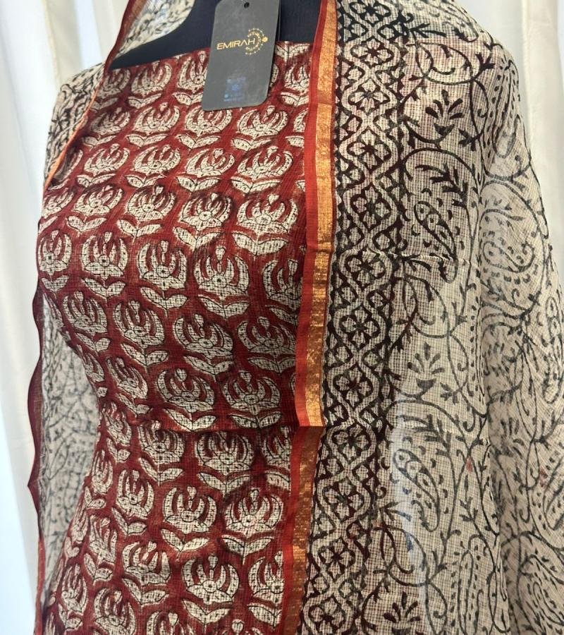 Kota Doriya Suit - Gold