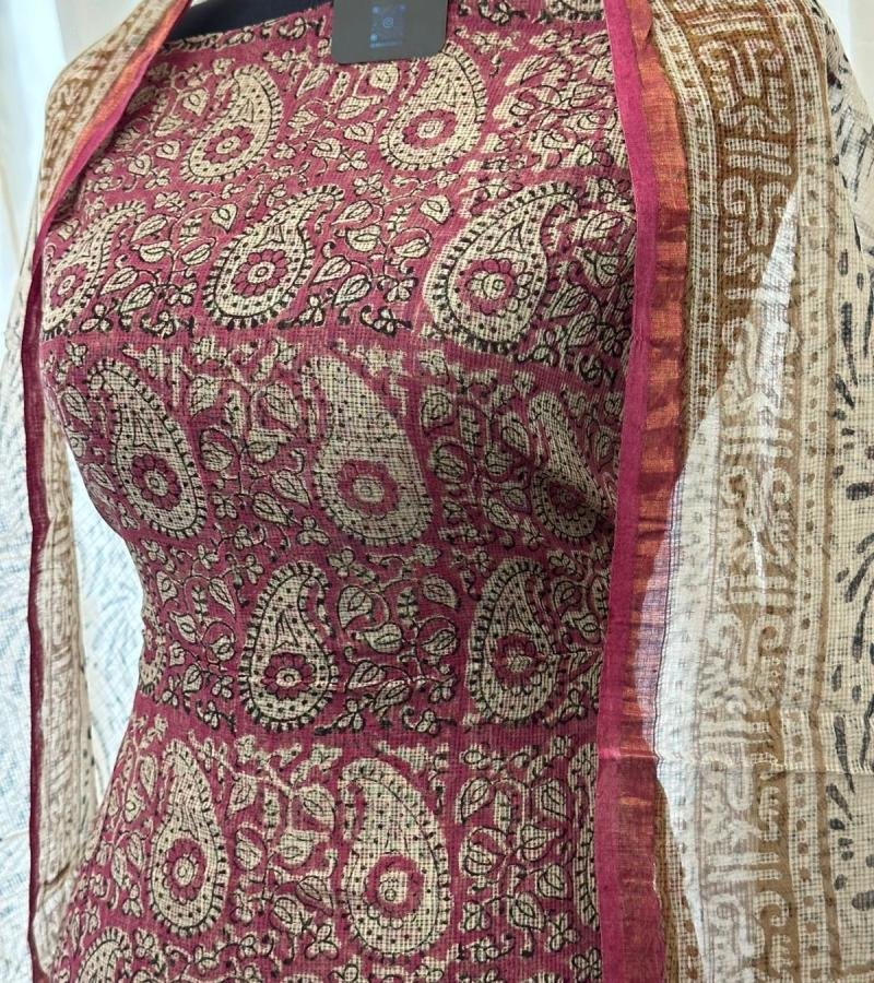 Kota Doriya Suit - Rose Pink