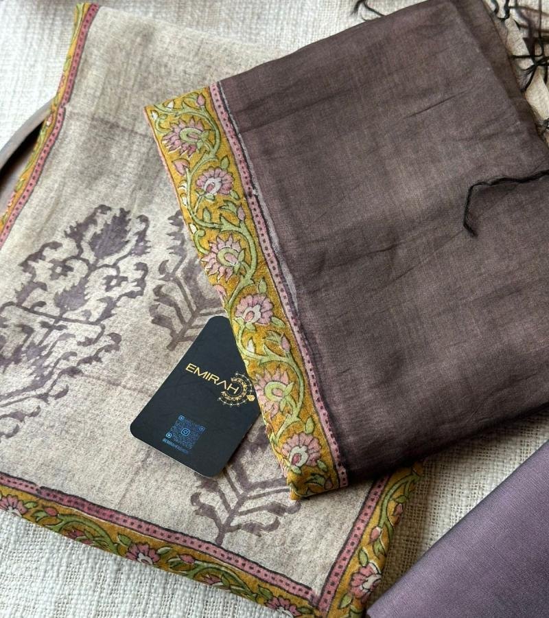 Silk Chanderi Suit - Mixed Colors