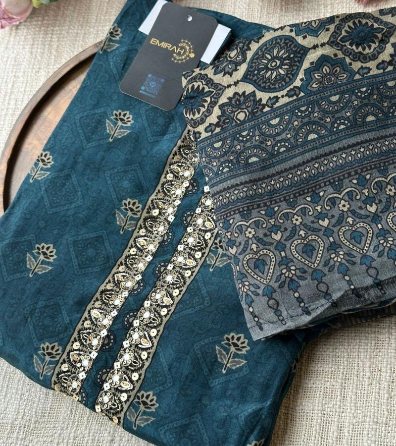 Organza Suit - Royal Blue