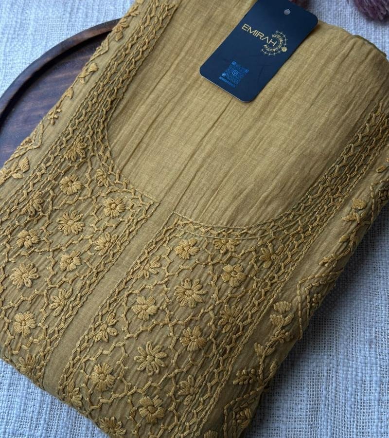 Whispered Elegance Mul Chanderi - Mixed Colors