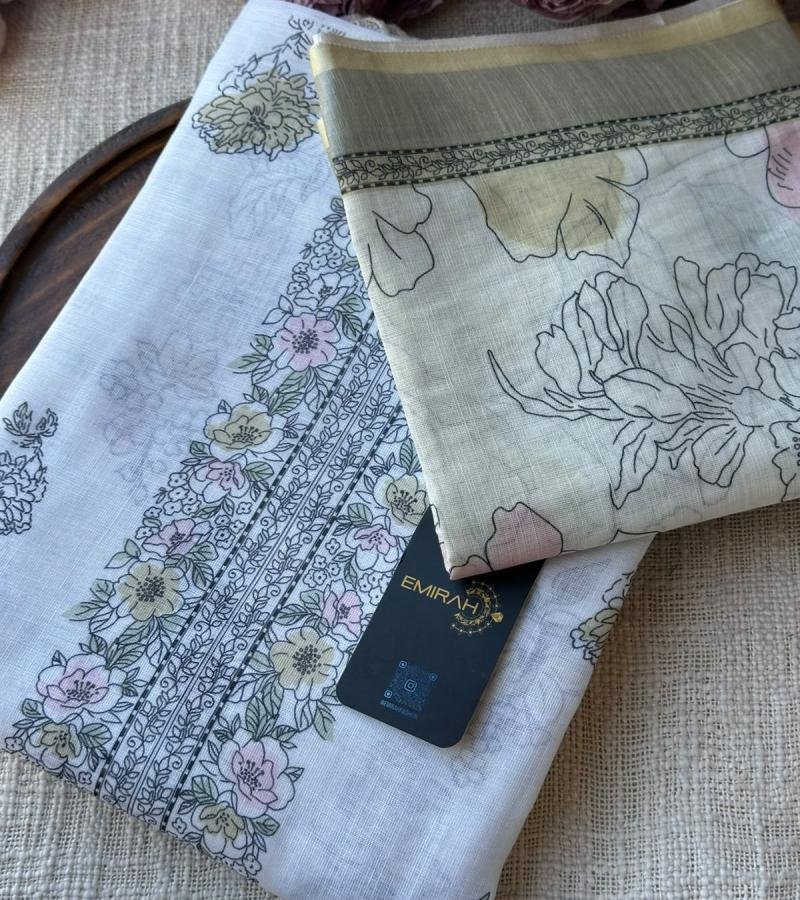 Pastel Petals Semi Linen - Mixed Colors