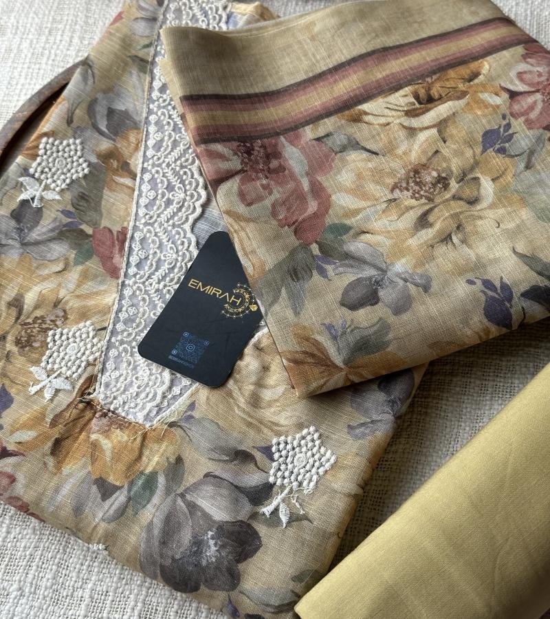 Premium Semi Linen Suit Set - Mixed Colors