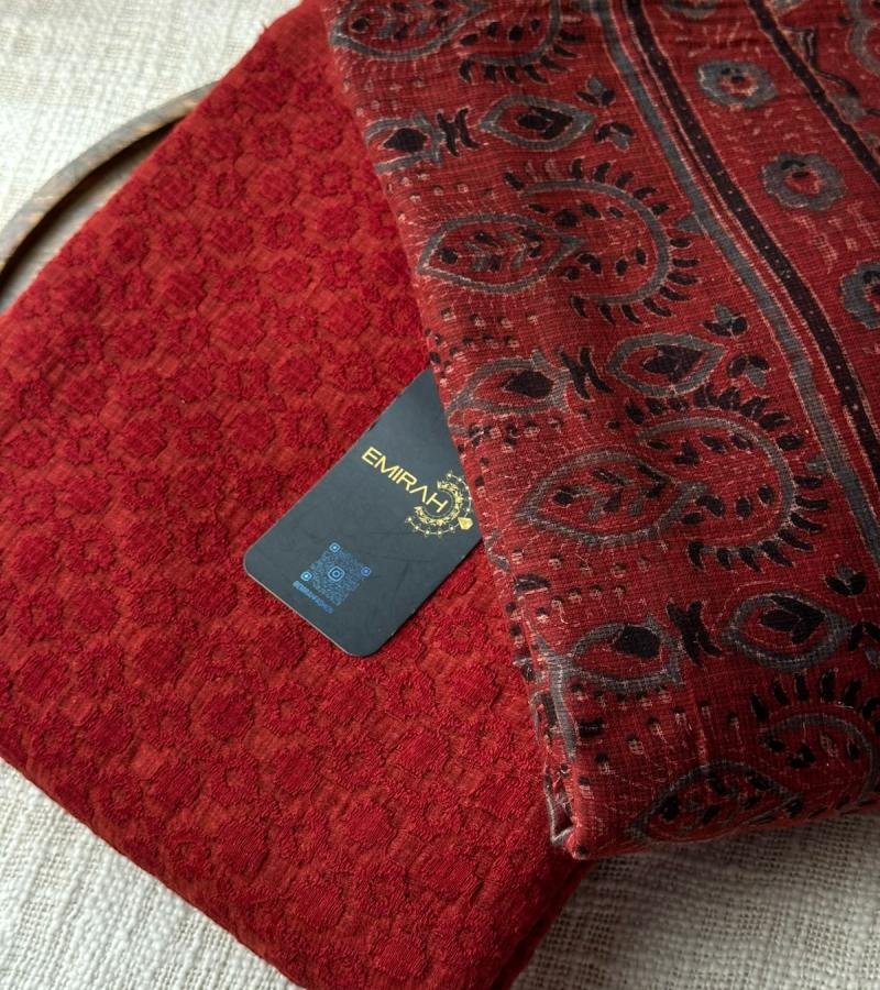 Premium Kota Ajrakh Suit Set - Mixed Colors