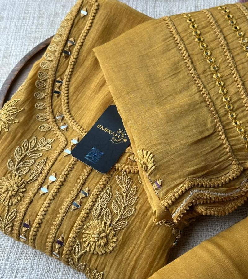 Premium Mul Chanderi Suit Set - Mixed Colors