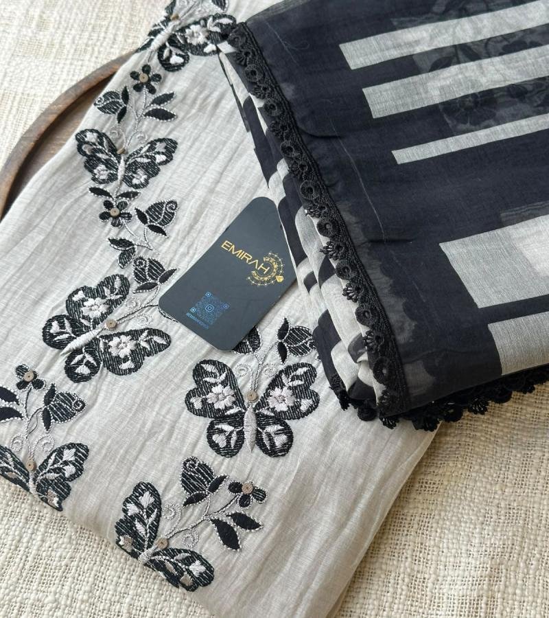 Mul Chanderi Suit Set - Mixed Colors