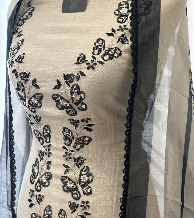 Mul Chanderi Suit Set - Mixed Colors