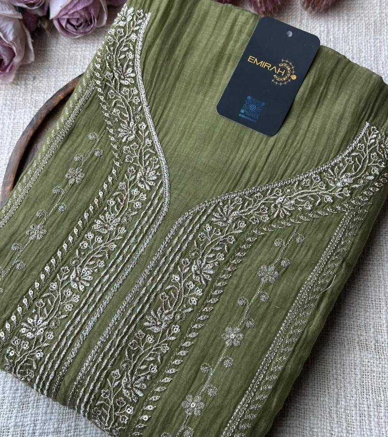 Mul Chanderi Suit - Mixed Colors