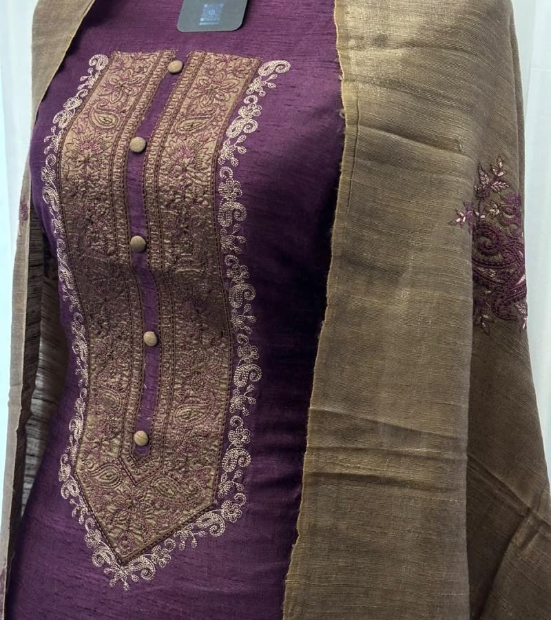 Tussar Silk Suit  - Mixed Colors