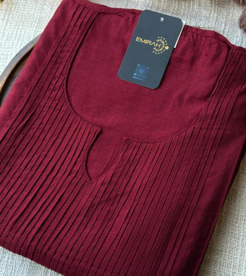 Regal Handblock Elegance - Ruby Red