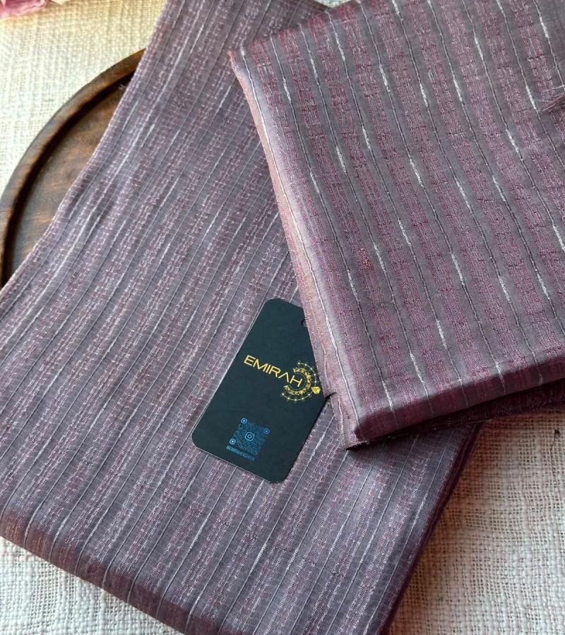 Elegant Tussar Silk Suit Set - Mixed Colors