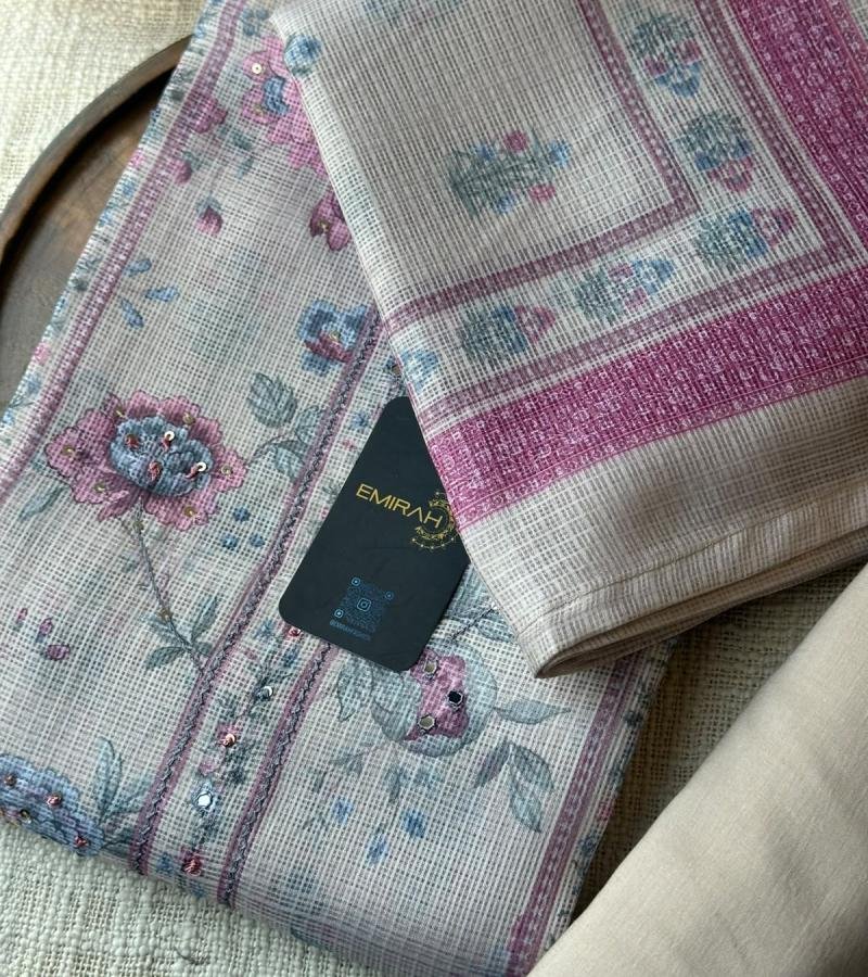 Kota Silk Floral Suit - Mixed Colors