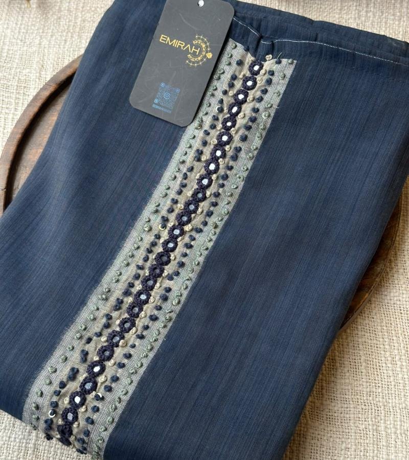 Chanderi with Jamdani Weaving  - Mixed Colors