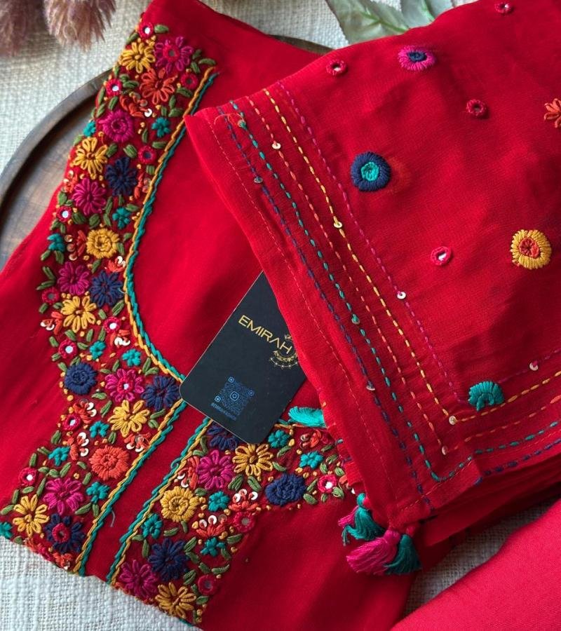 Georgette Salwar Suit - Mixed Colors