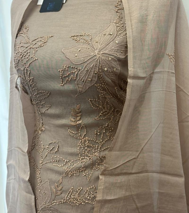 Mul Chanderi Suit  - Mixed Colors
