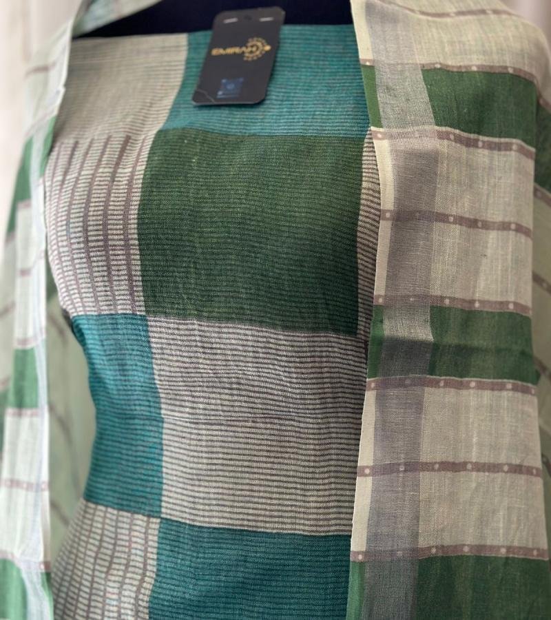 Linen Unstitched Salwar Suit - Mixed Colors