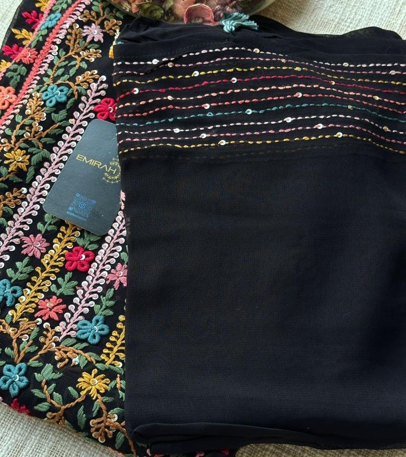 Chiffon Unstitched Salwar Suit - Mixed Colors