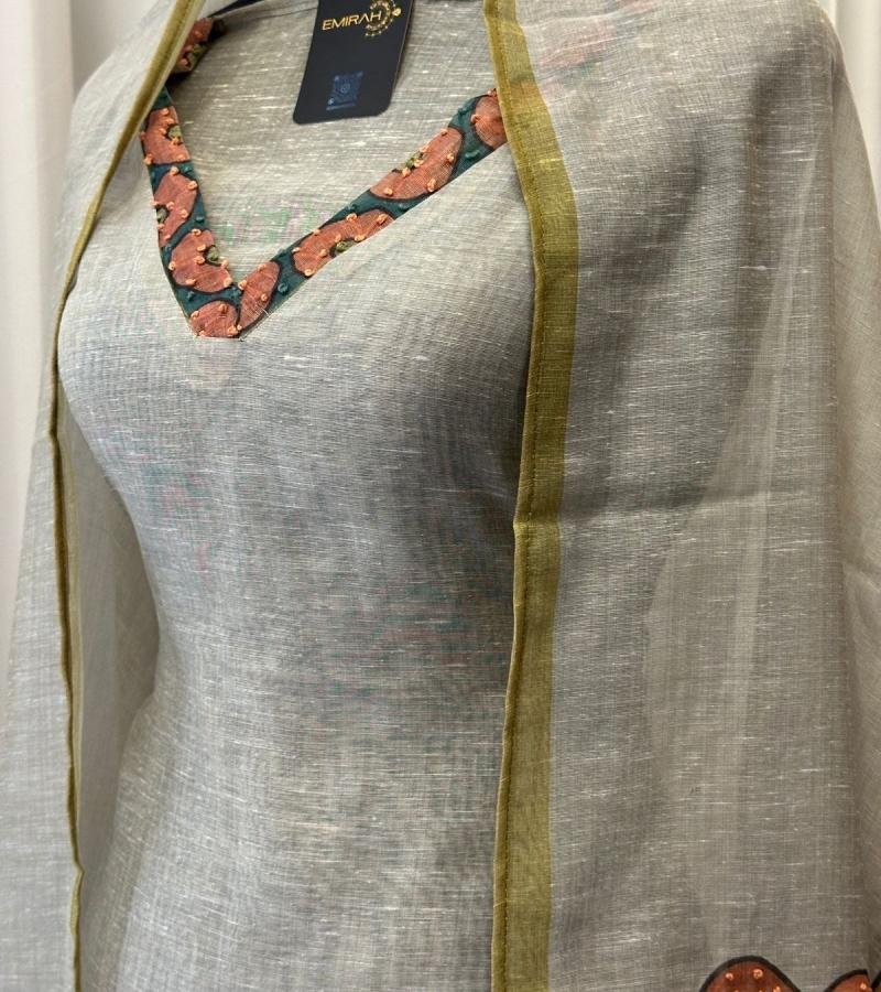 Elegant Kota Chanderi Suit - Mixed Colors