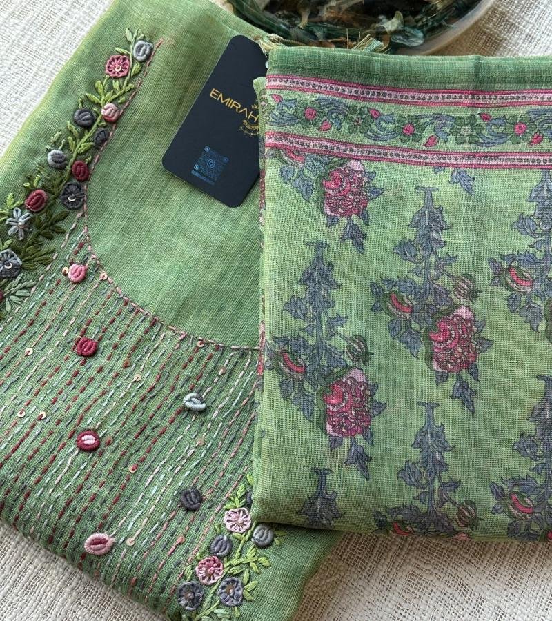 Elegant Tissue Linen Suit  - Mixed Colors