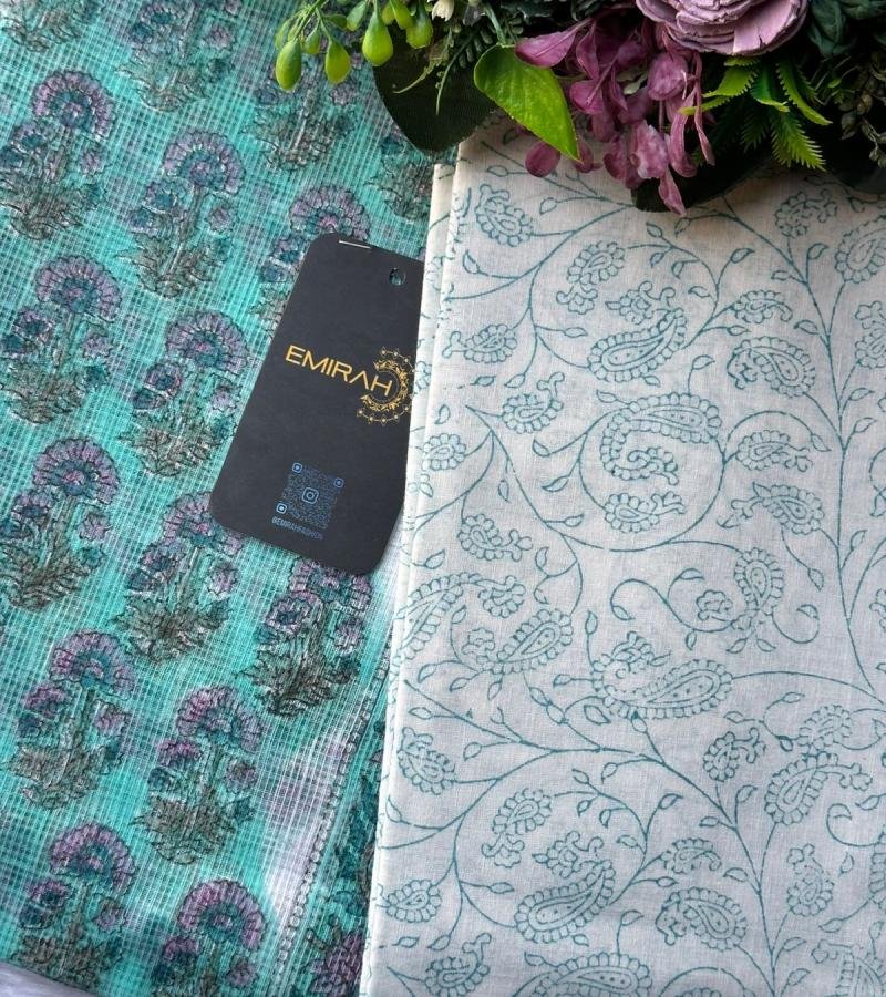 Exquisite Kota Doriya Suit Set - Mixed Colors