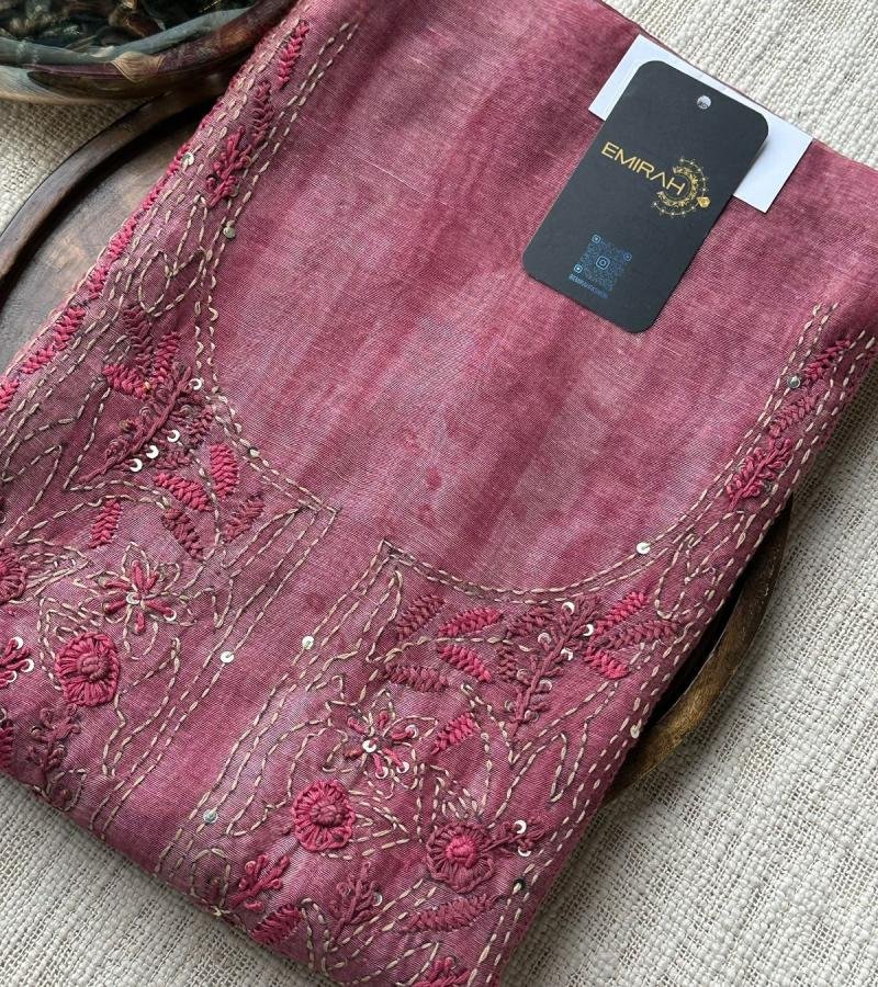 Elegant  Chanderi Suit - Mixed Colors