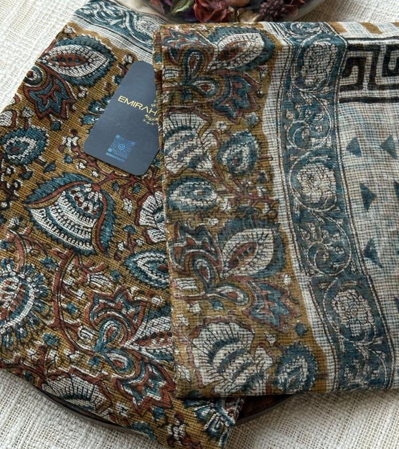 Elegant Kota Doriya Suit - Mixed Colors