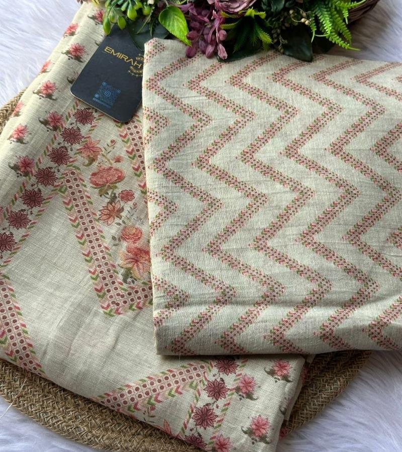 Printed Soft Chanderi Suit - Mixed Colors