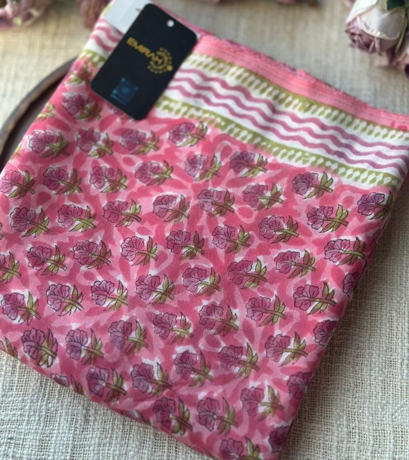 Charming Printed Modal Cotton Suit - Ruby Red