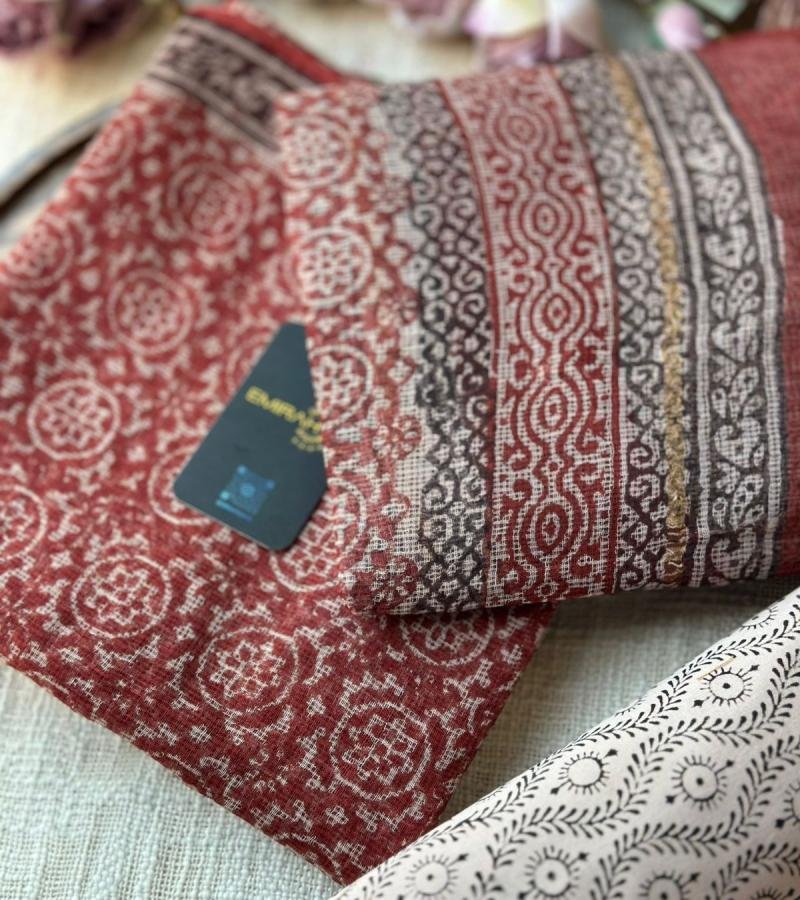 Timeless Printed Kota Doriya Suit - Rose Pink