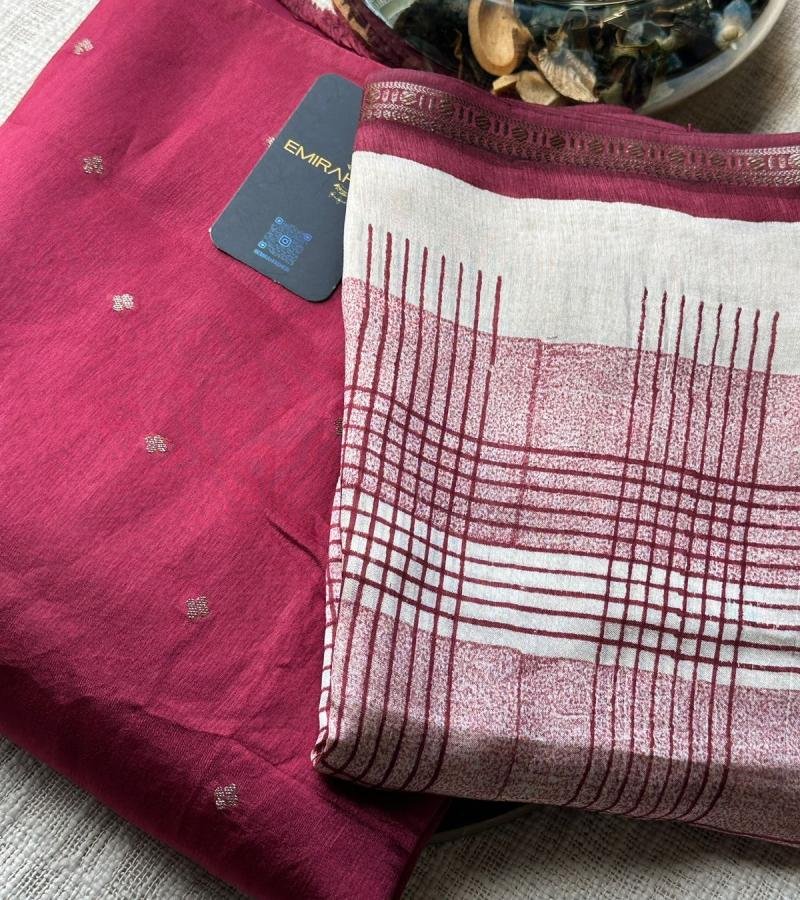 Soft Silk Unstitched Salwar Suit - Mixed Colors