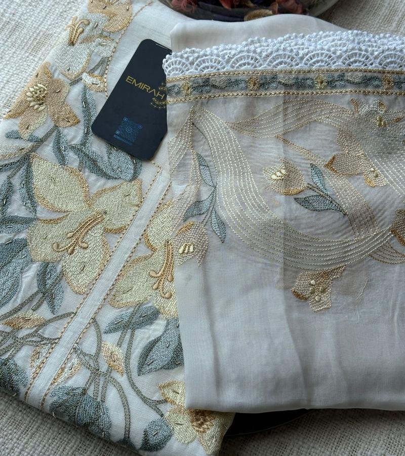 Silk Linen Unstitched Salwar Suit - Mixed Colors