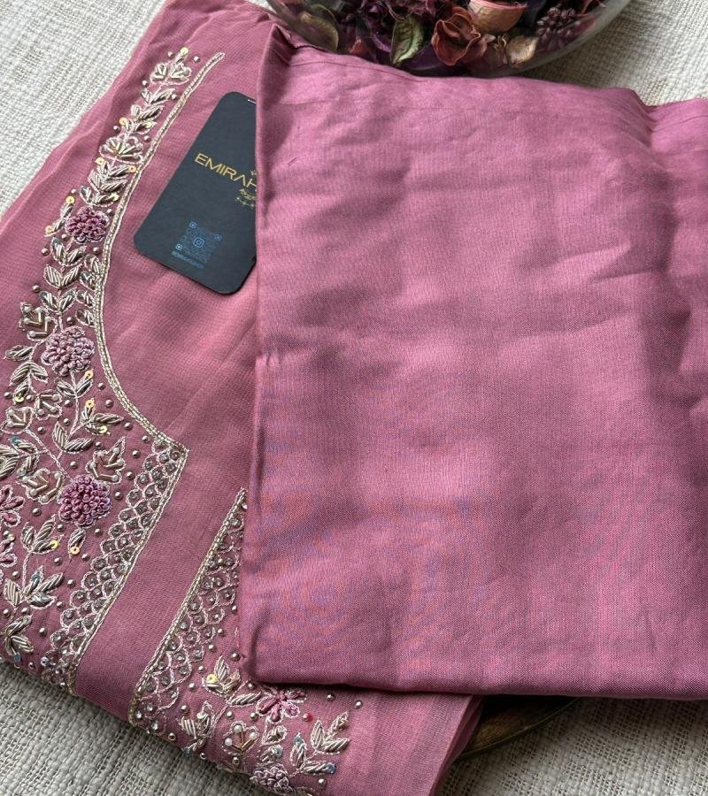 Chinnon Silk Unstitched Suit - Mixed Colors