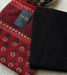 Artisanal Ajrakh Suit - Gold