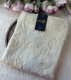 Intricate Embroidered Georgette Suit - Jet Black