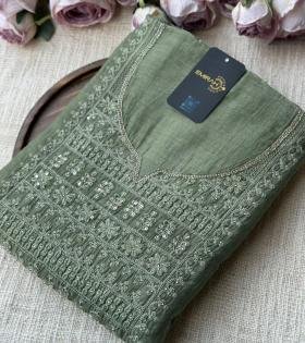 Graceful Mul Chanderi Elegance ✨ - Silver