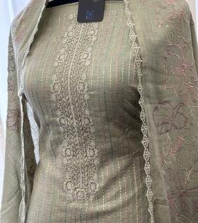Elegant Floral Linen Ensemble - Rose Pink
