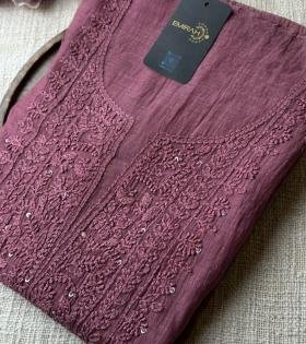 Mul Chanderi Suit - Mixed Colors