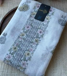 Pastel Petals Semi Linen - Mixed Colors