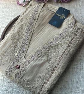 Mul Chanderi Suit - Mixed Colors