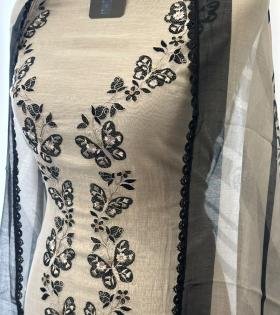 Mul Chanderi Suit Set - Mixed Colors