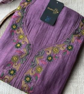 Mul Chanderi Elegance - Mixed Colors